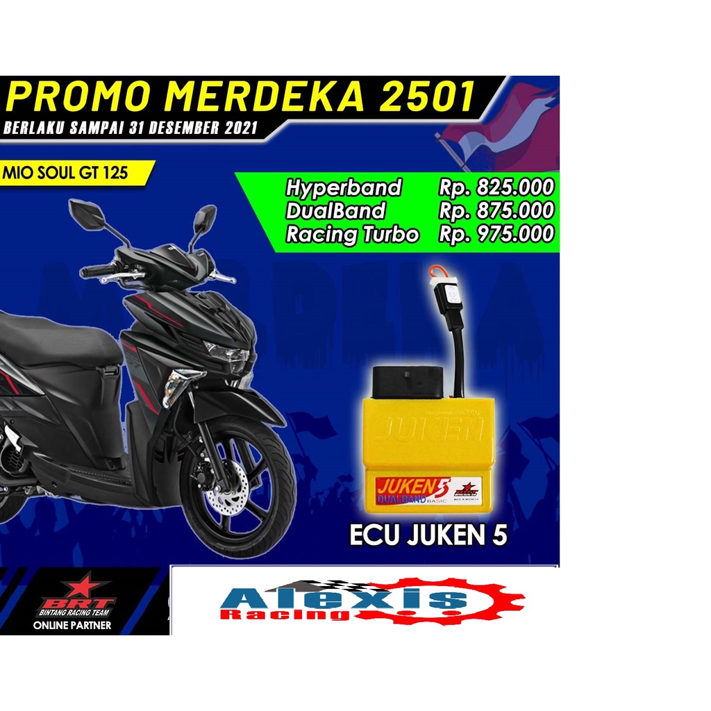 Super Promo Juken 5 BRT Mio Soul GT 125
