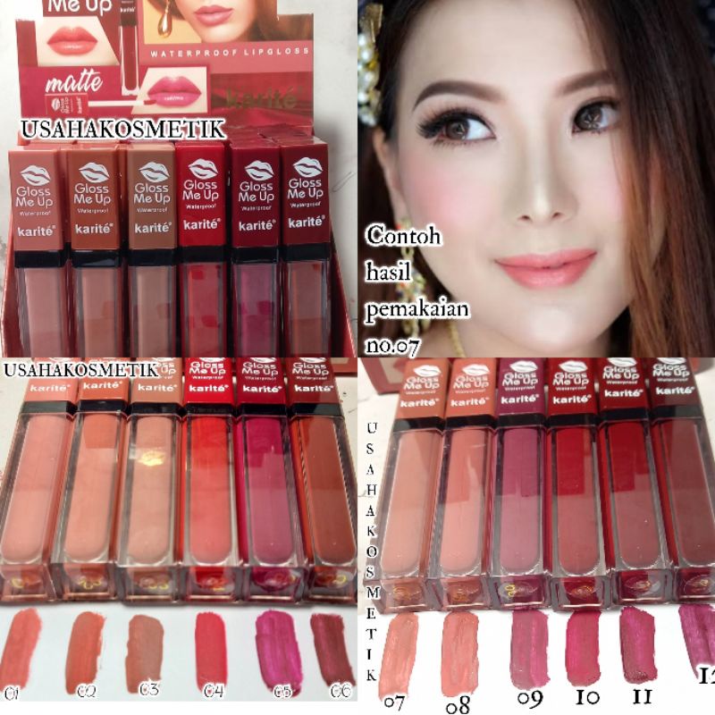 BEST SELLER LIP GLOSS MATTE BLANKET WATERPROOF  PER 6PCS NO.7827