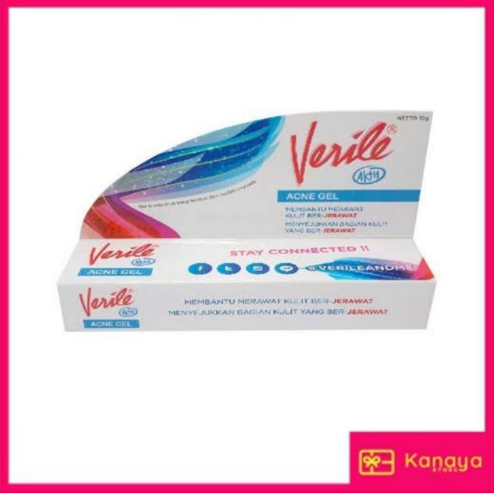 (BISA COD) Verile Acne Gel 10Gr