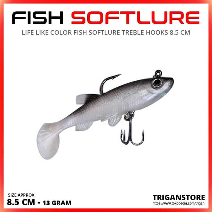 UP1604 umpan soft lure umpan mancing lunak softlure umpan pancing laut sungai