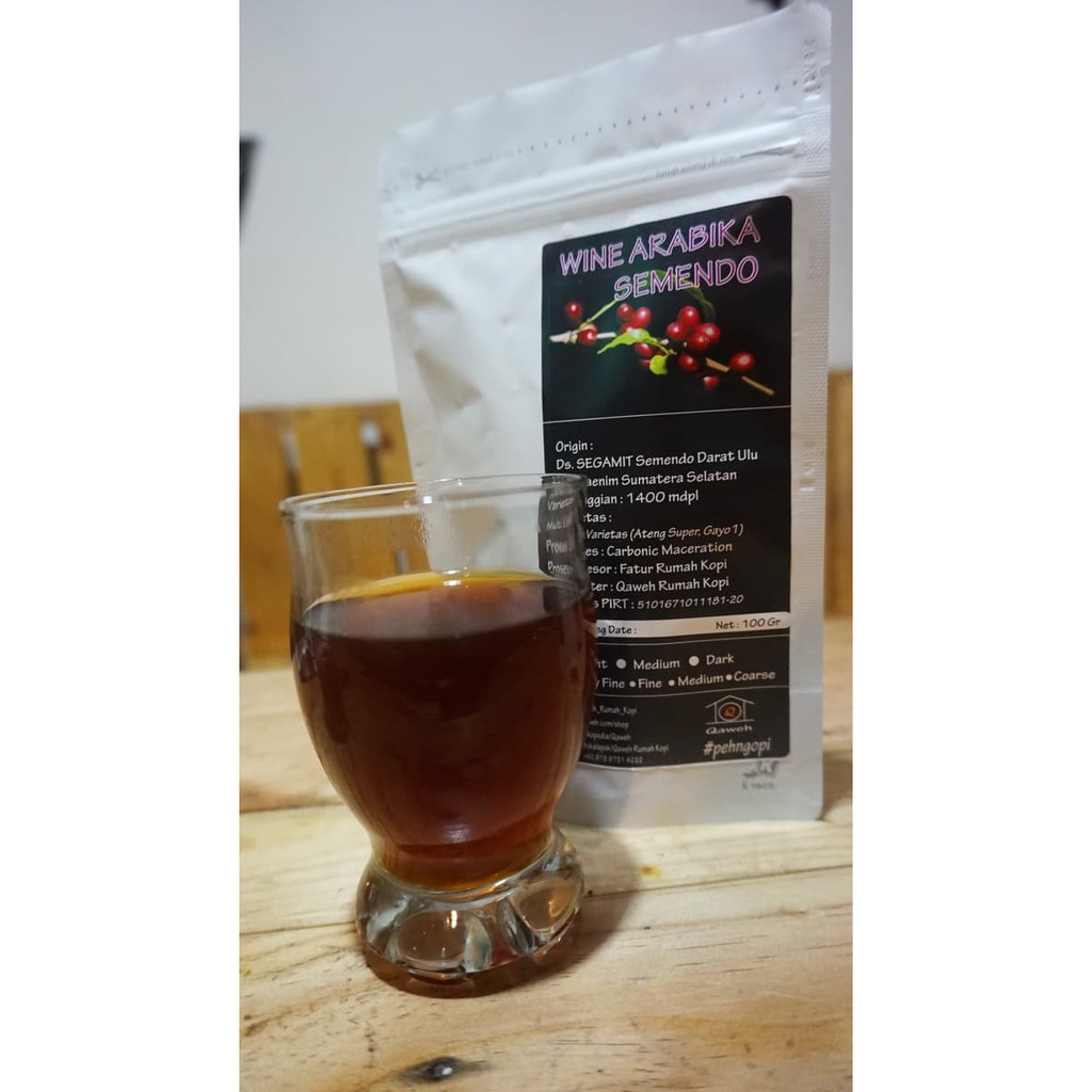 

Biji Kopi Wine Arabica Semendo - Roast Coffee Bean Wine Arabica - kkp767
