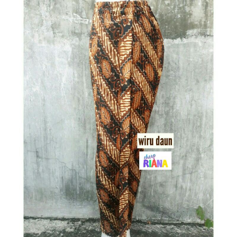 Rok plisket wiru / jarik plisket wiru / plisket wiru daun