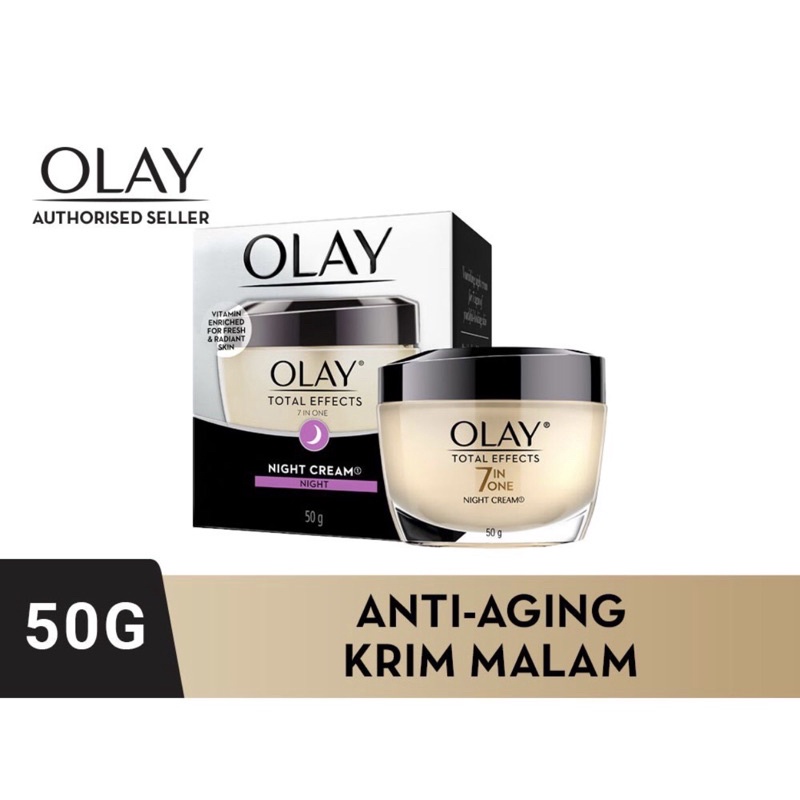 Olay Total Effect 7 in 1 Anti-Aging Night Cream 50gr