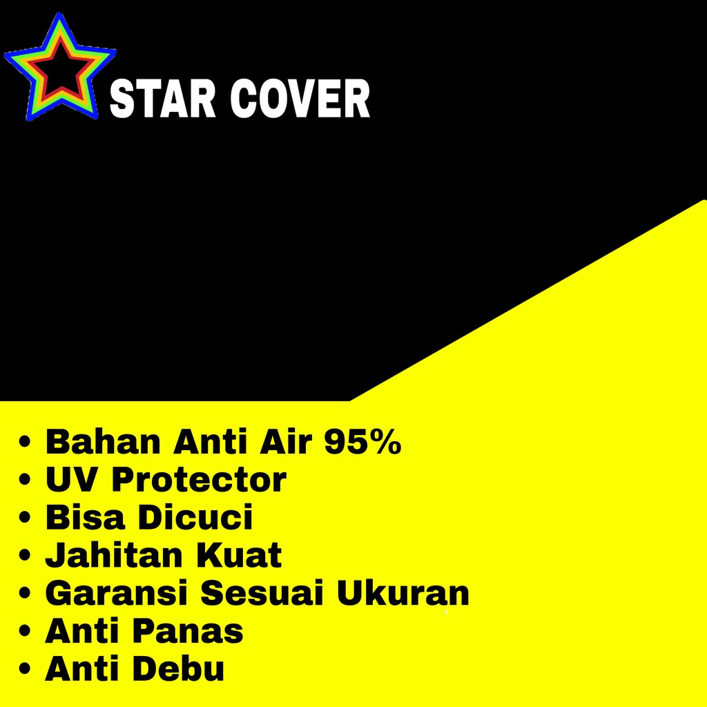 Body Cover TOYOTA AVANZA List Single KUNING Sarung Mobil Penutup Avanza PREMIUM