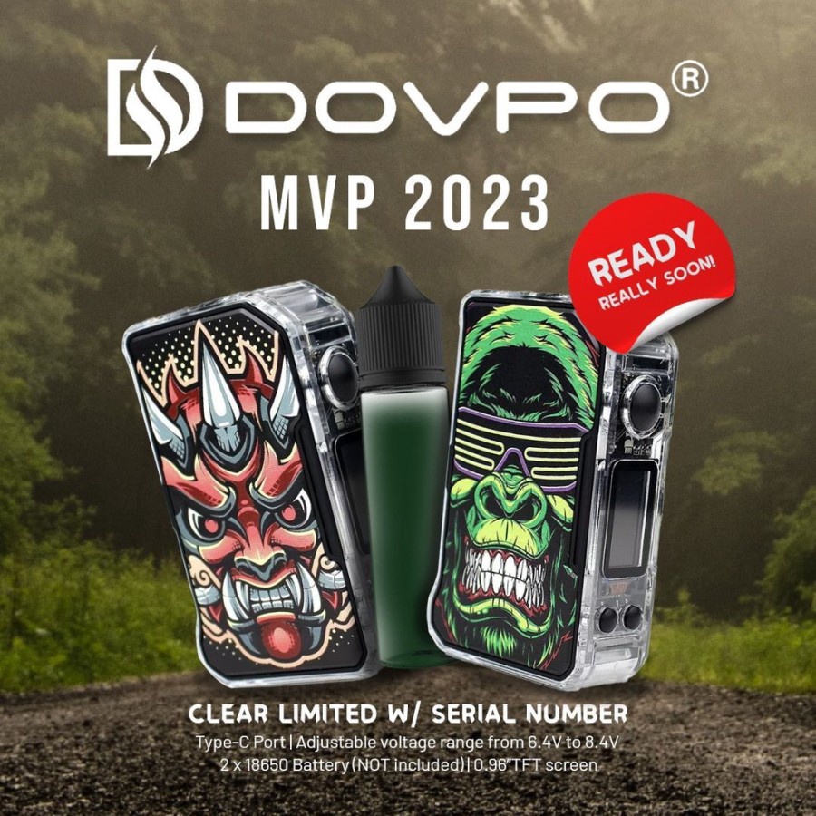 DOVPO MVP MOD 2023 220W CLEAR TRANSPARANT AUTHENTIC