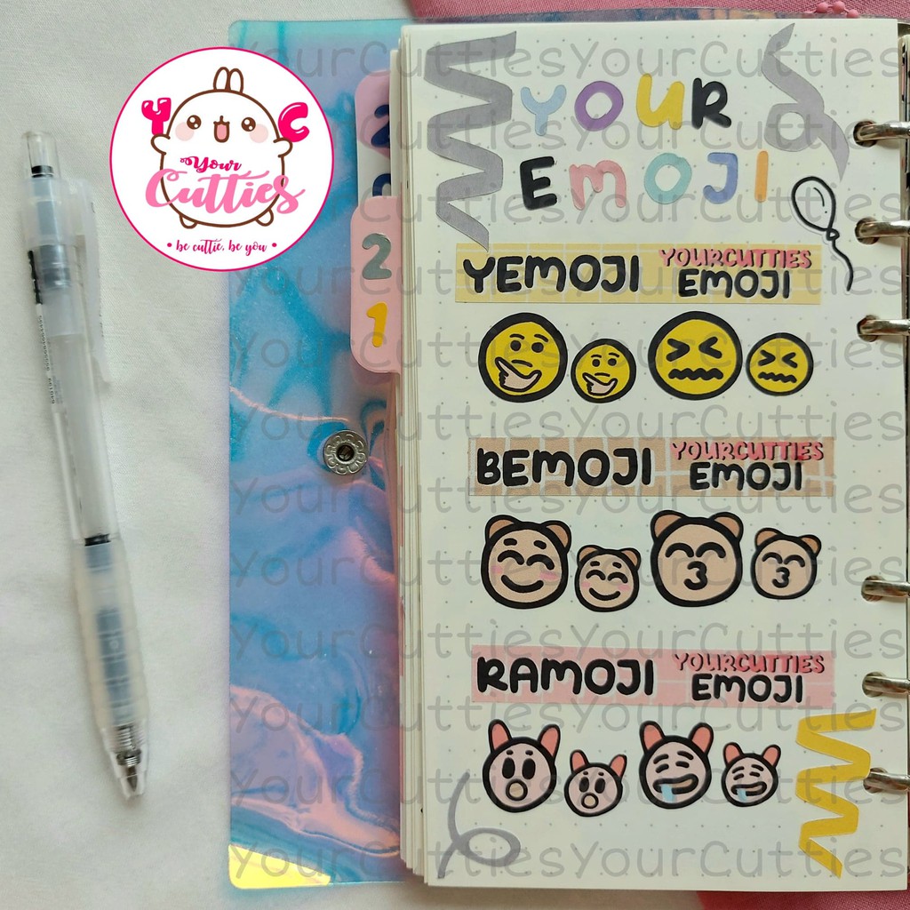

STICKER STIKER MINI EMOJI BUAT EKSPRESIKAN HARIMU