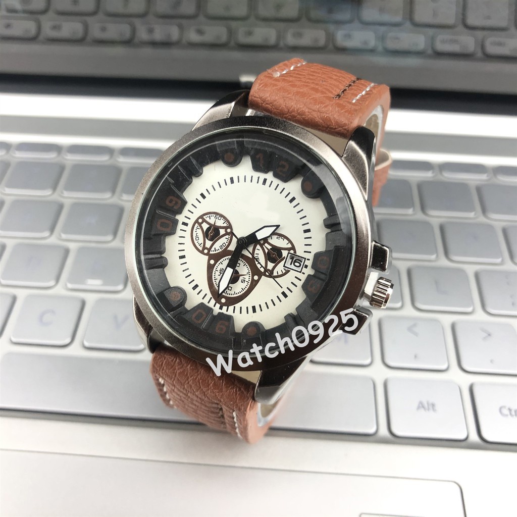 JAM TANGAN PRIA KULIT MURAH IMPORT GROSIR PREMIUM ARLOJI JAM TANGAN PRIA ANALOG MEN WATCH M82