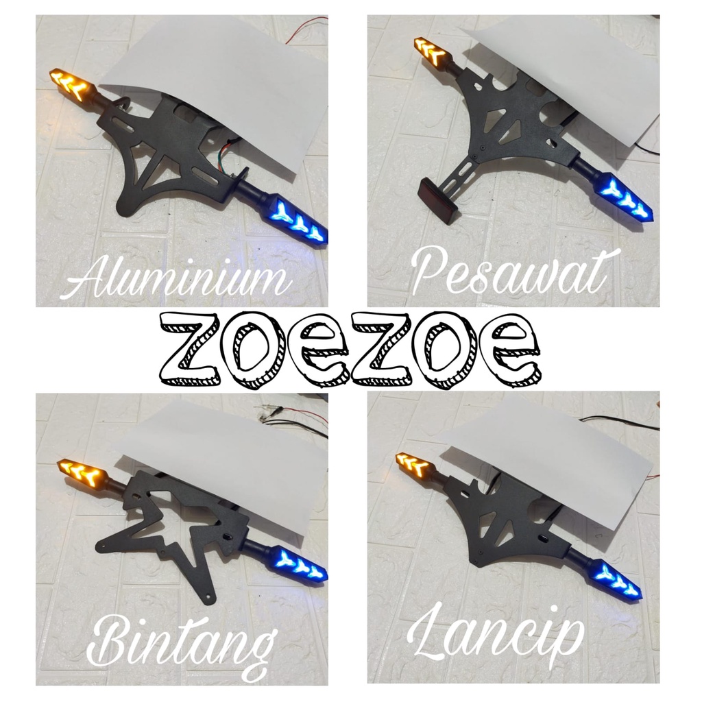 Tail tidy CBR 150 R plus sen running Dudukan plat nomor CBR 150R plus sen