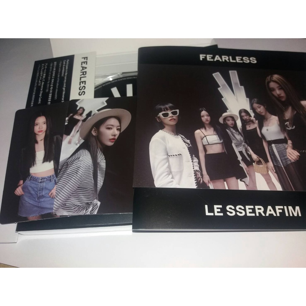 ALBUM/POB KTOWN LE SSERAFIM FEARLESS SEALED + POSTER NO POB/ +POB