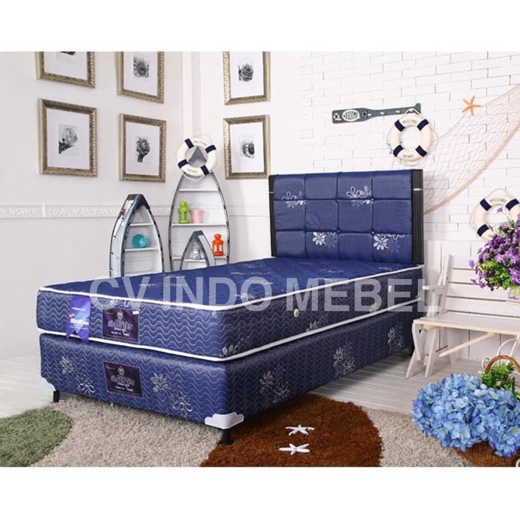 Kasur / Set Spring Bed Diamond American Indopillo sandaran list ventura springbed matras premium gar