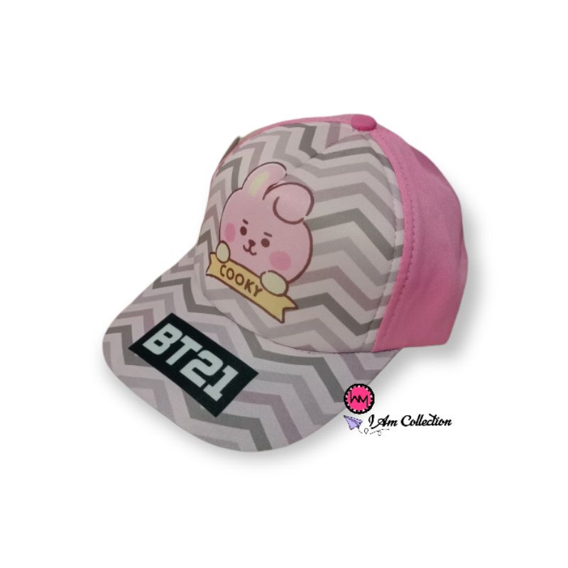 AM | Topi Baseball Anak Perempuan Seri K-Pop BTS usia 2-9thn-7