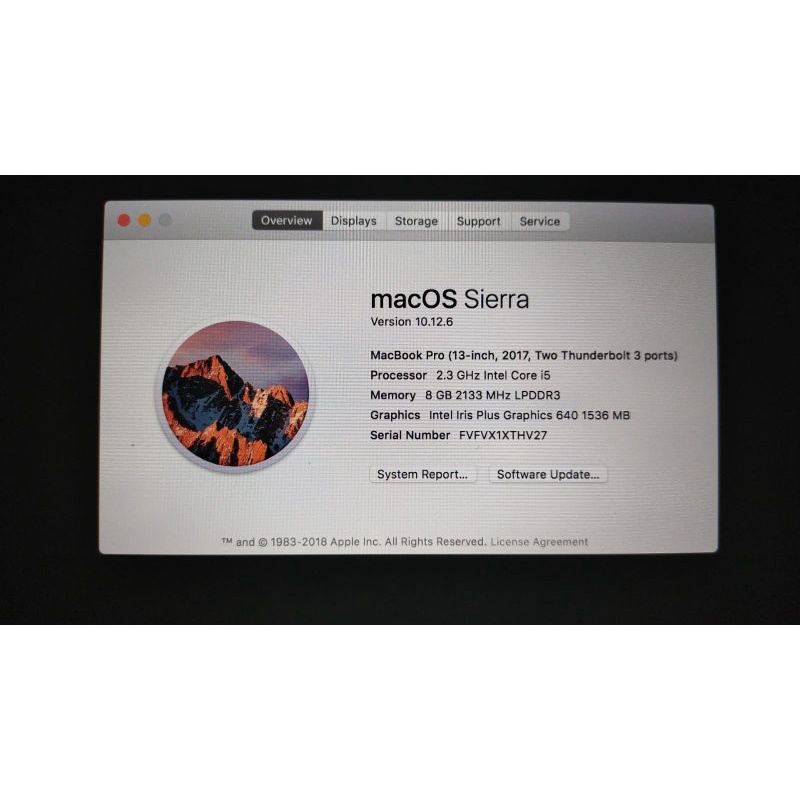 OBRAL..MEC PRO RETINA 13 IN 2017.RAM 8.SSD 128.CORE I5 .MULUSS