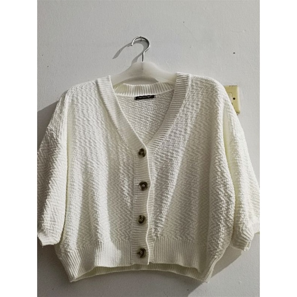 Preloved Cardigan Rajut Crop