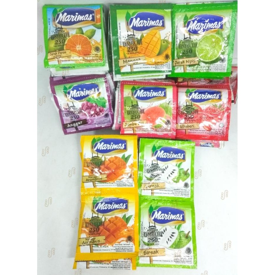 

Marimas 6gr - Renceng Isi 10 Sachet