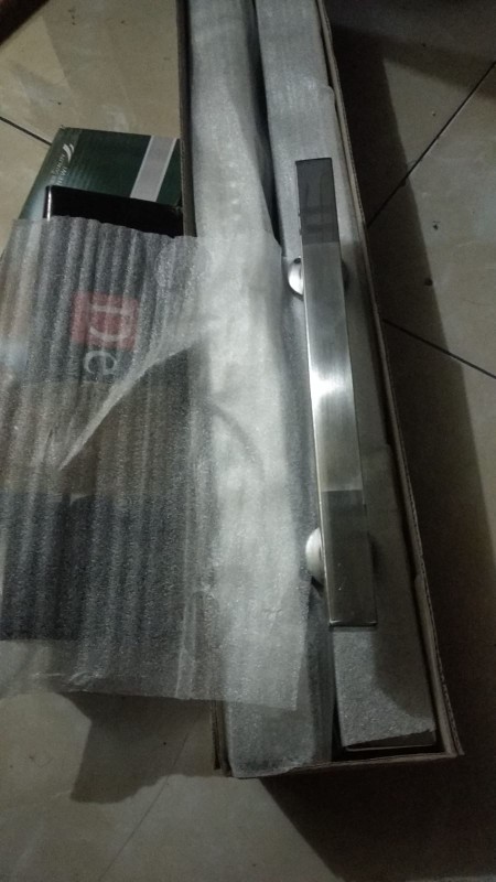 Promo Paket Handle Pintu Rumah 60 Cm Dan Body Kunci Gagang Tarikan Pintu Minimalis