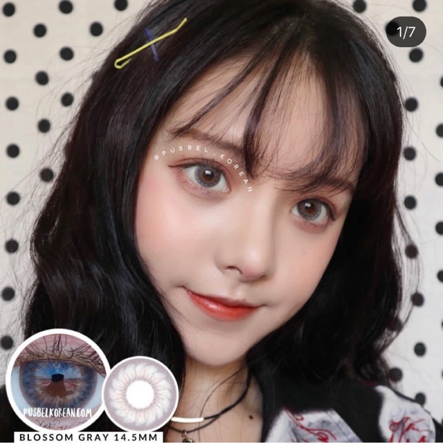 Blossom brown &amp; gray softlens original korea series blackpink