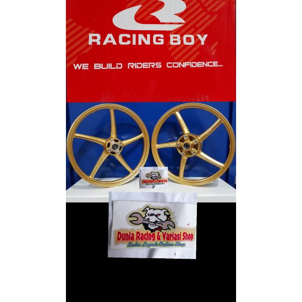 BRILIANT!!! Velg Racing RCB MX King palang 5 Gold-Velg racing Boy Mx king