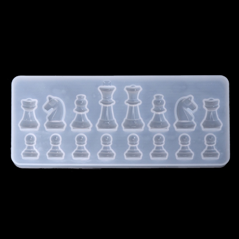 SIY  Chess Board Silicone Resin Mold 2Pcs Chess Silicone Mold Chess Board Molds for Resin Casting Chess Board Mold DIY Crafts