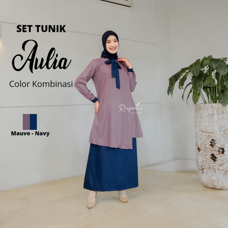 Set Tunik Aulia Riyani Original Brand Riyani