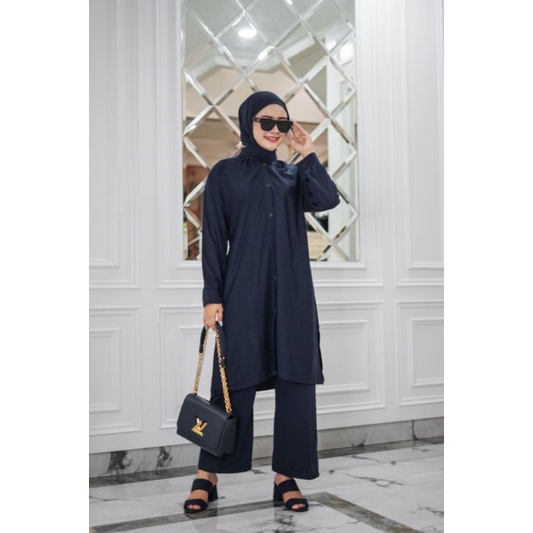 Oz020 stelan tunik cantik wanita terbaru rayon premium lembut dan nyaman by ozora