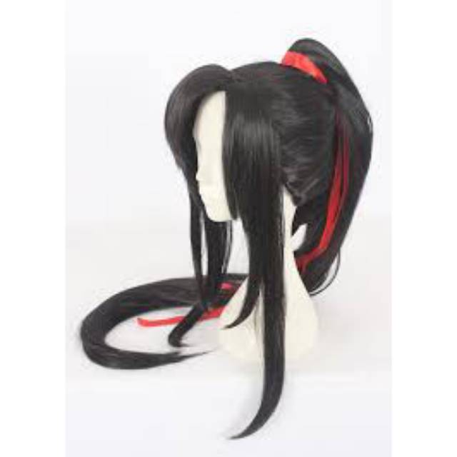 PO wig Wei Wuxian Giling Patriarch Cosplay Grandmaster of Demonic Cultivation