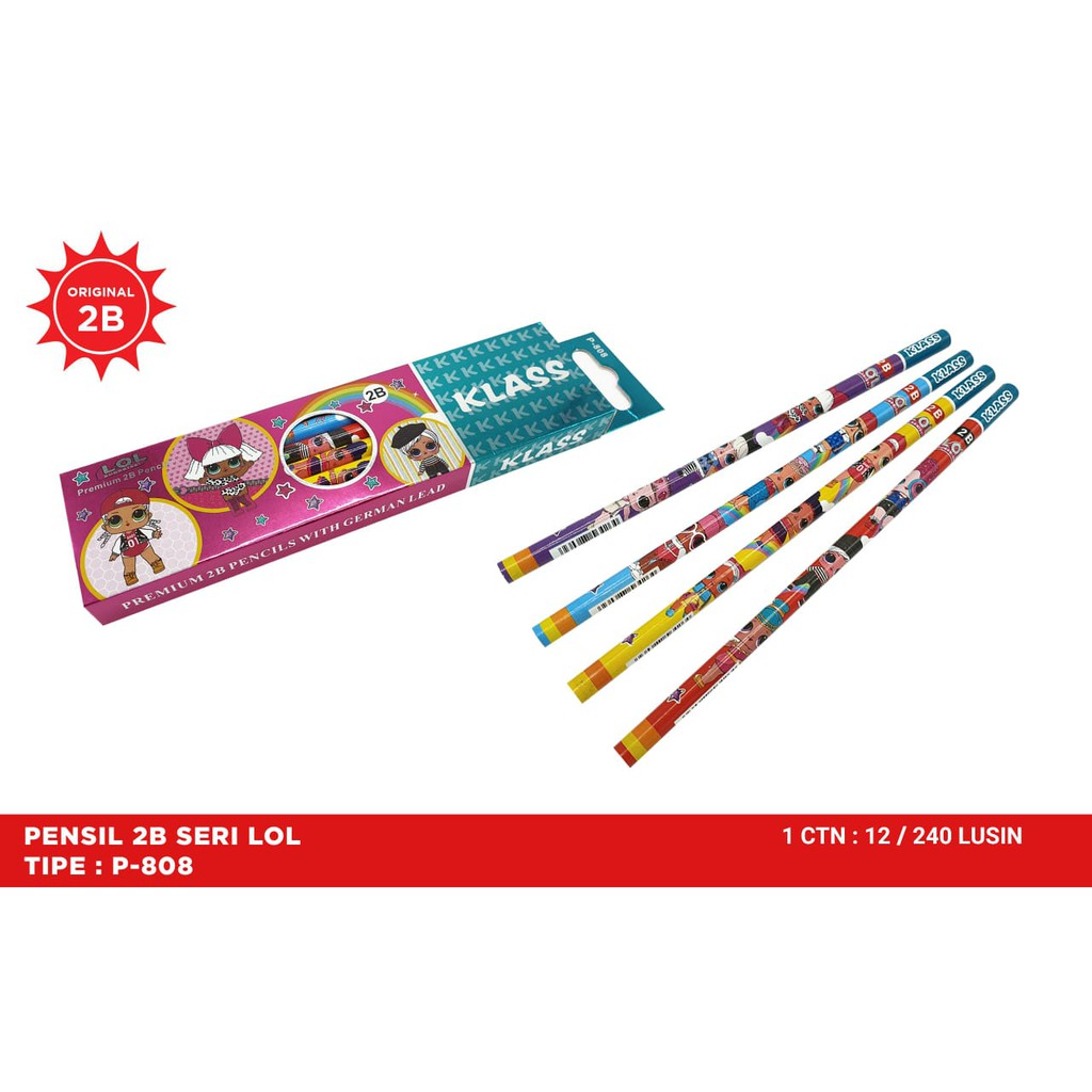 

Pensil 2B Karakter Tipe P-808