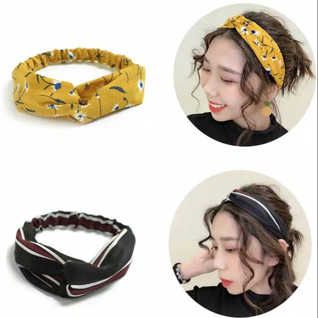 Medan Termurah korean style Motif import bando cantik