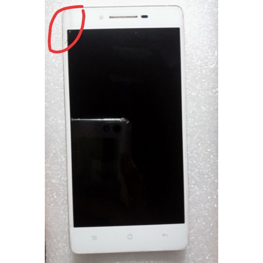 Lcd sepaket oppo R1(r829) minus ts retak pojok