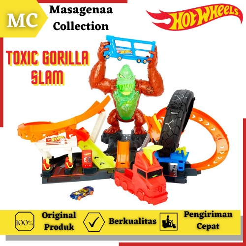 Mainan Maenan Lintasan Jalanan Arena Trek Hot Wheels Hotwheels Hotwheel Hot Wheel Track City Toxic G