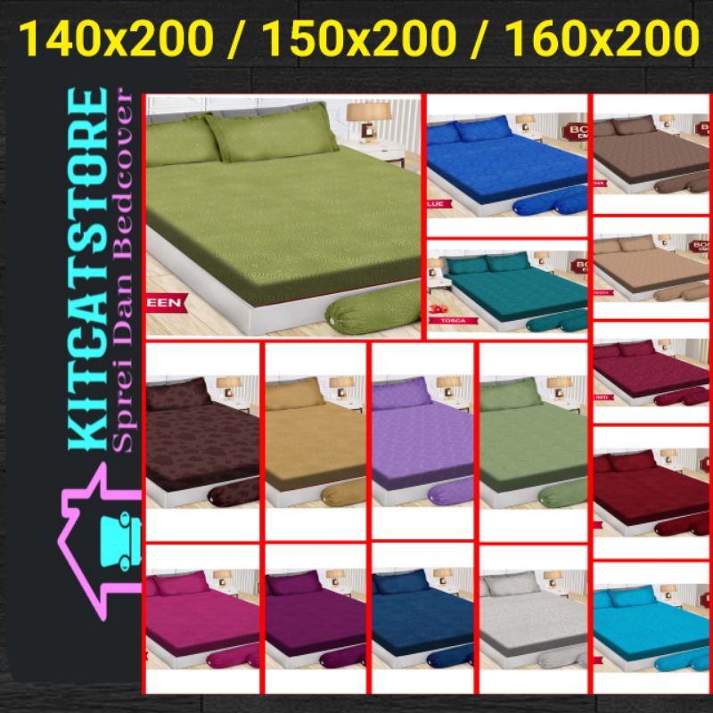 Bonita Flat Queen Sprei - 145X200 / 140X200 / 150X200 Motif Terbaru