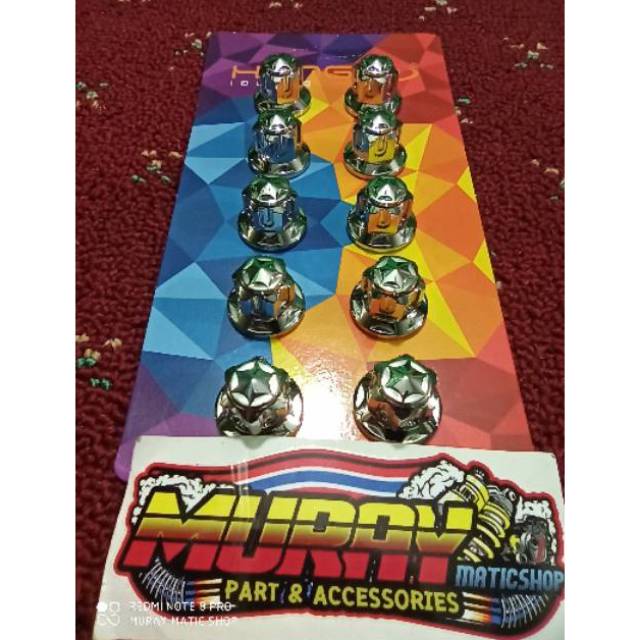 Mur 14 topi heng mur probolt mur topi mur stainless