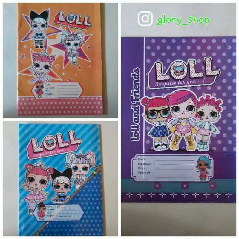 

Sampul buku LOL/sampul buku/sampul buku tulis/perlengkapan sekolah/sampul buku karakter
