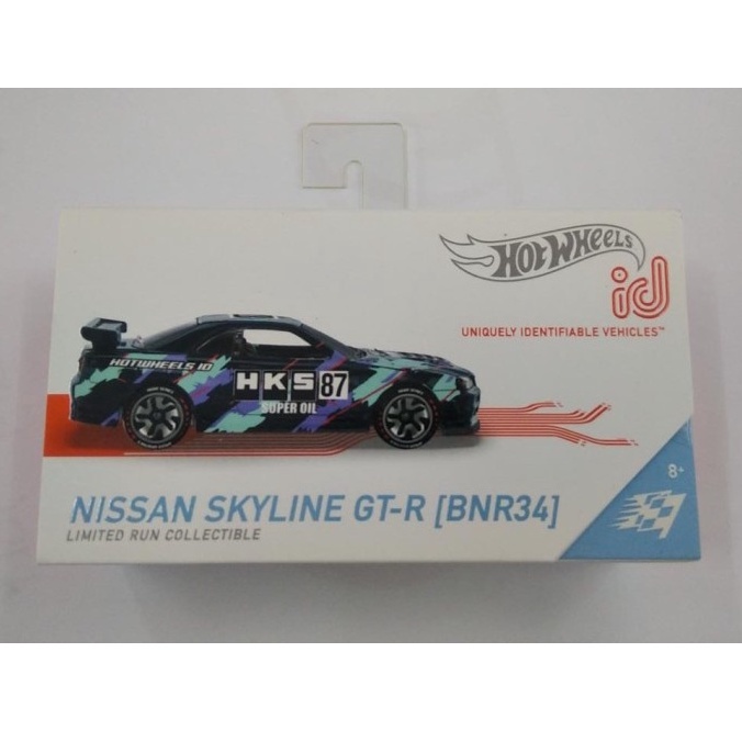 Diecast Hot Wheels NISSAN SKYLINE HKS GT-R BNR34 R34 R 34 GTR34 HW ID Scanable Hotwheels Mix C