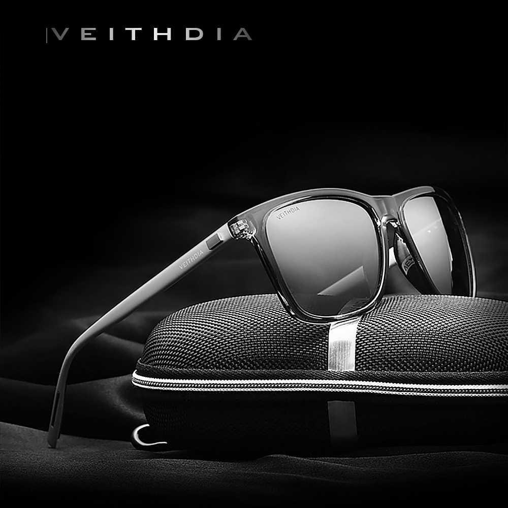 Veithdia Kacamata Retro UV Polarized Sunglasses - 6108 ( Al-Yusi )