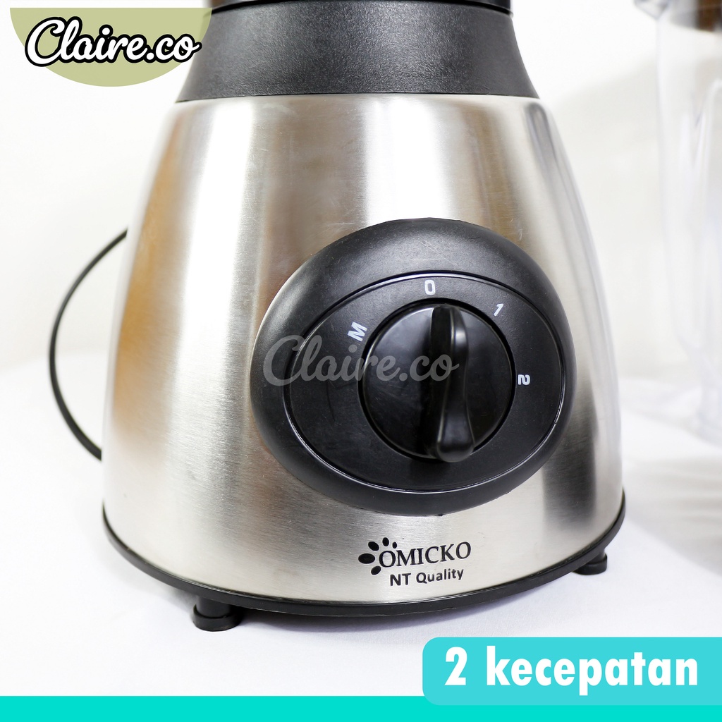 Blender Omicko BLY66 / Kapasitas 1.5 Liter / 6 Mata pisau