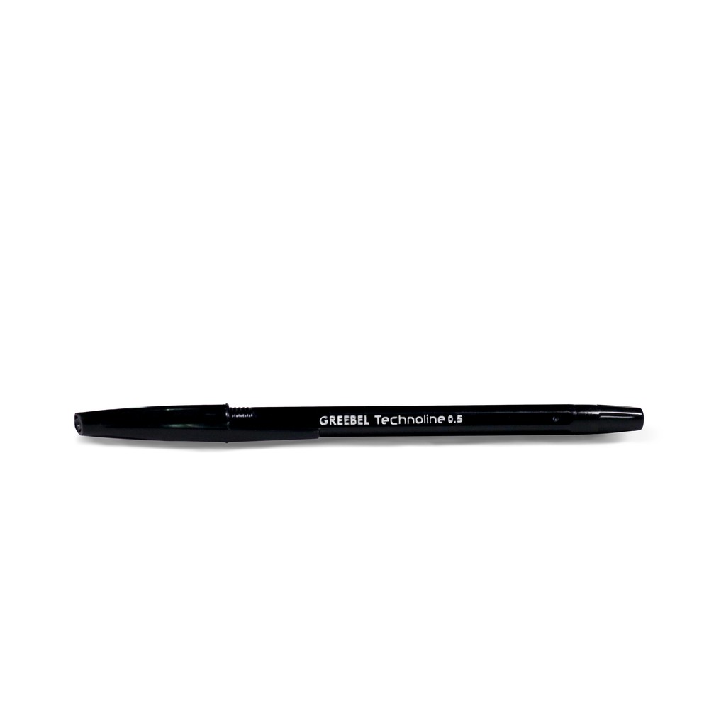 BALLPOINT PULPEN TECHNOLINE BLACK/HITAM 12+1pc