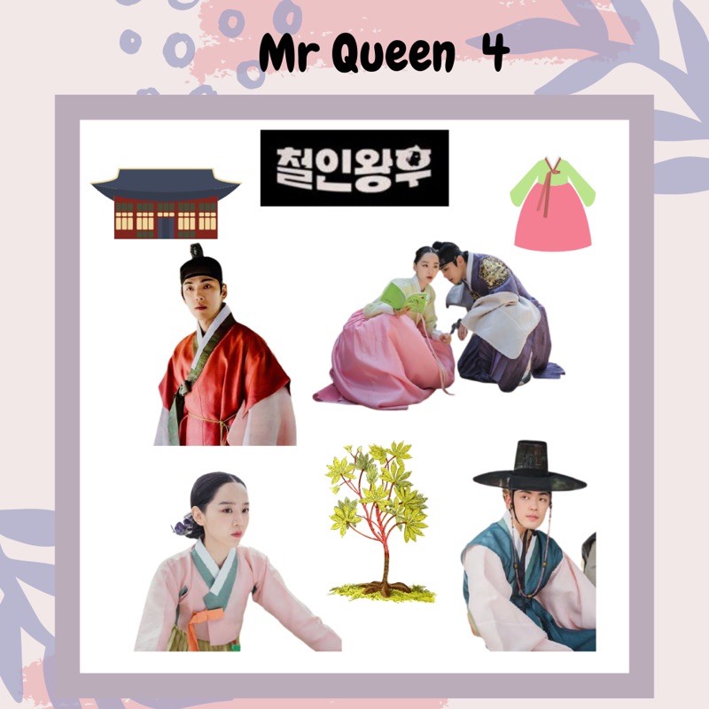 Sticker Drakor Drama Korea Mr Queen / No touch Princess Tumblr Aesthetic