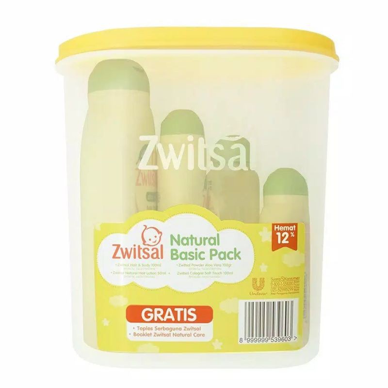 zwitsal Baby Natural Spa Gift Pack Toples