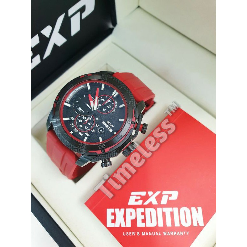 Jam tangan pria new expedition EXP E 6810 M Red