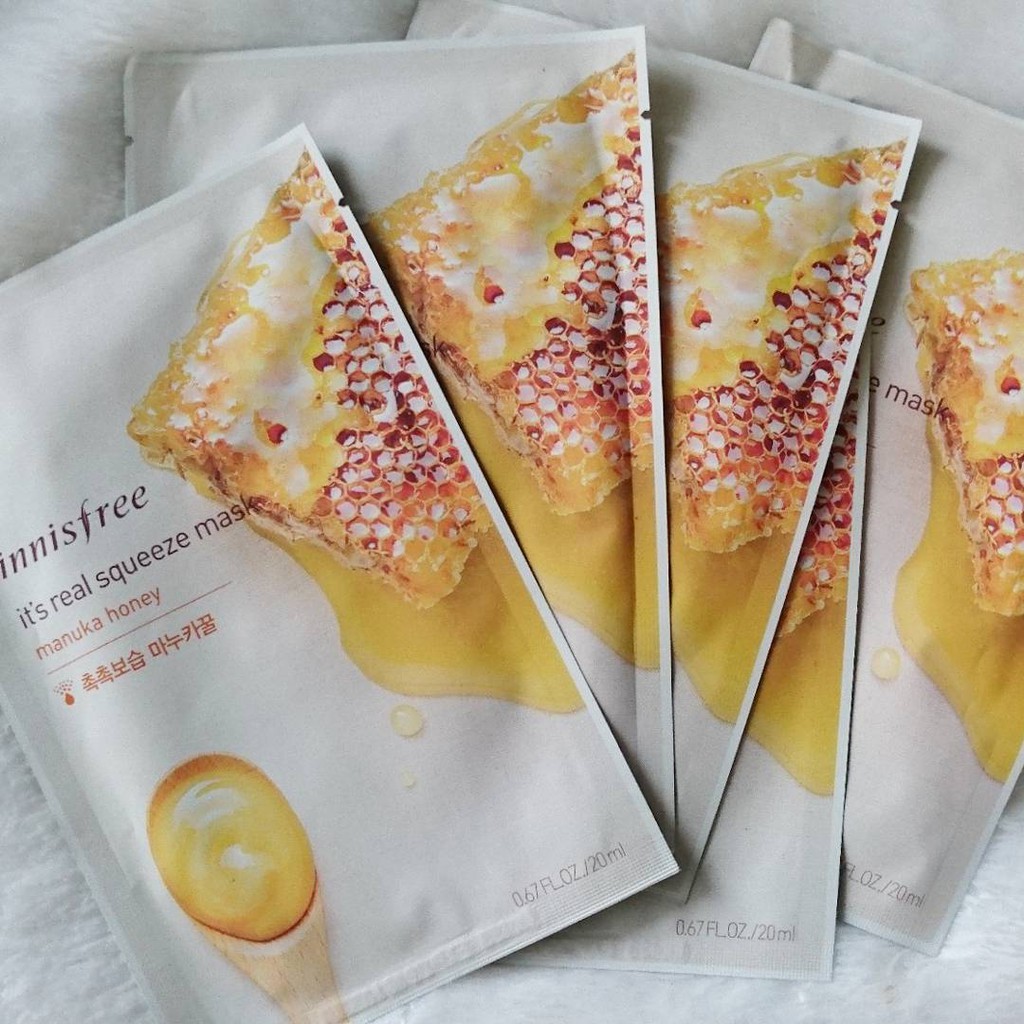 

Innisfree it's real squeeze mask Manuka honey
