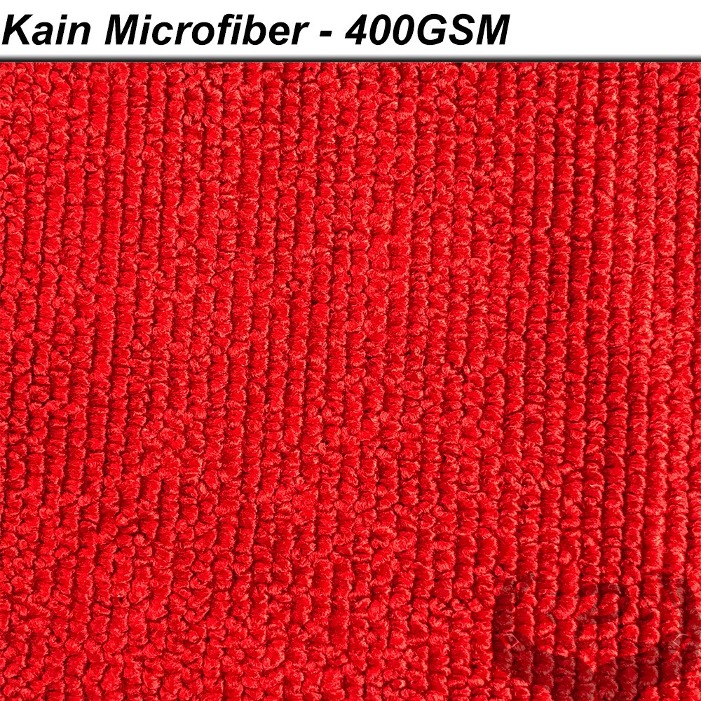 Kain Microfiber 40 x 40 cm 400 GSM Lembut