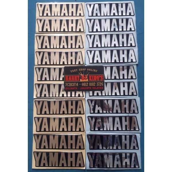 Emblem Box Aki Timbul RX King 2001-2002