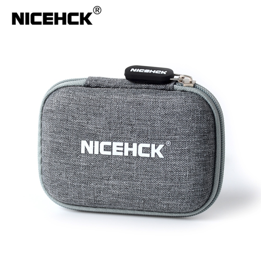 Nicehck Tas Penyimpanan Earphone In Ear Portable Bahan Linen Untuk NX7 Pro / NX7 / F3 / M6