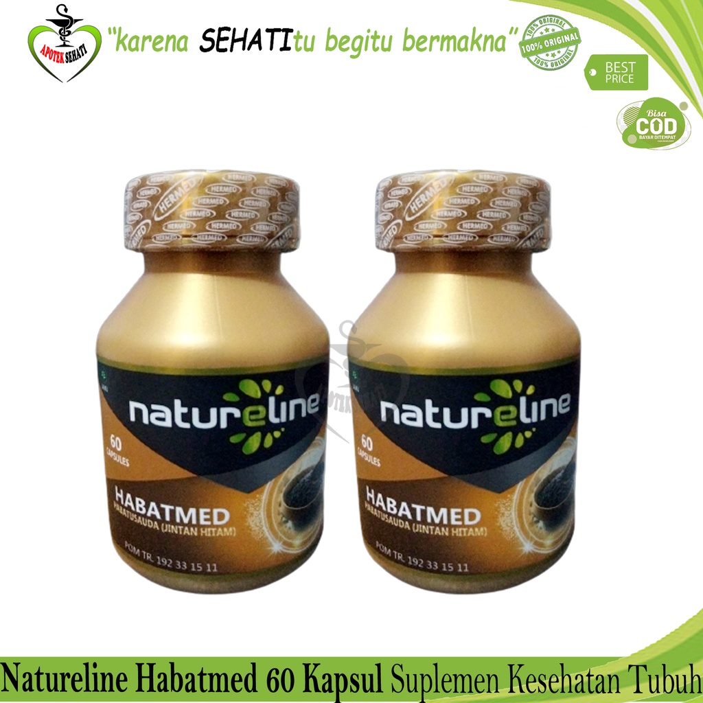 Natureline habatmed isi 60 kapsul habbatusauda jinten hitam suplemen kesehatan