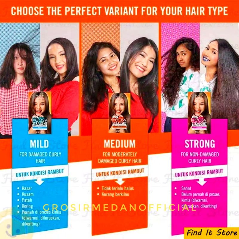 MAKARIZO EASY STRAIGHT - RAMBUT LURUS TANPA KE SALON - HAIR ENERGY EASY STRAIGHT - SOLUSI RAMBUT HALUS LEMBUT