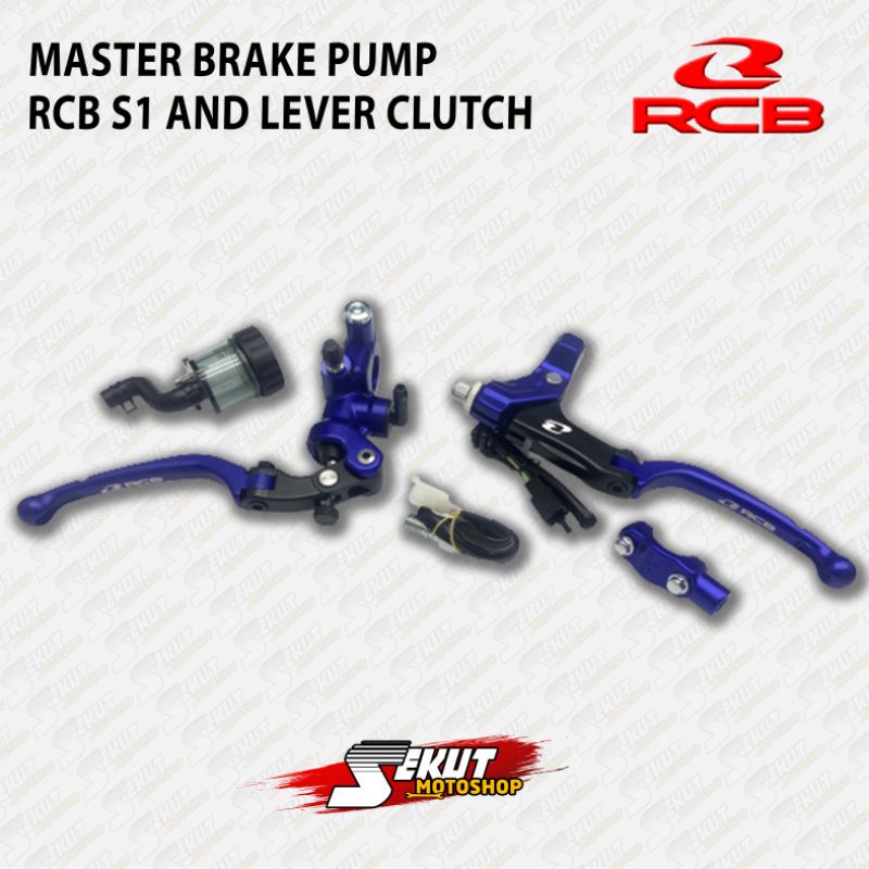 Master rem RCB S1 kanan kiri warna biru/blue