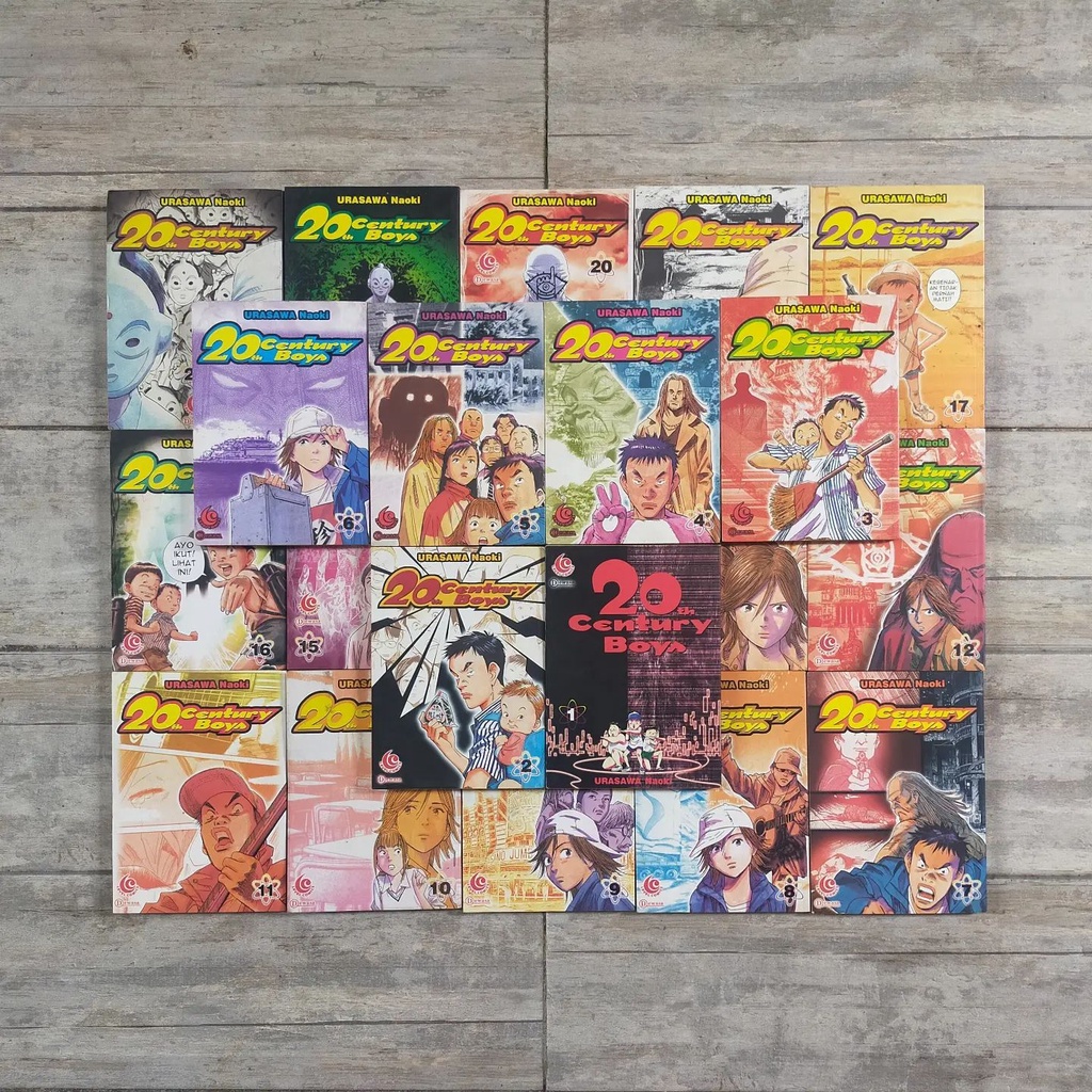 Buku Komik Jepang Langka 20th Century Boys 1-22