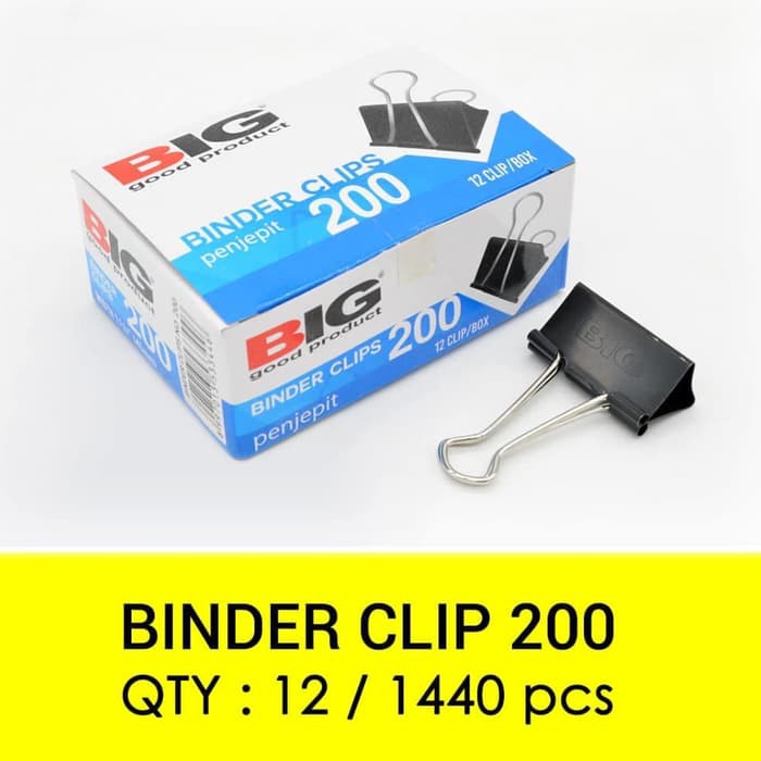 

Binder Clips 200 / Jepitan Kertas 200