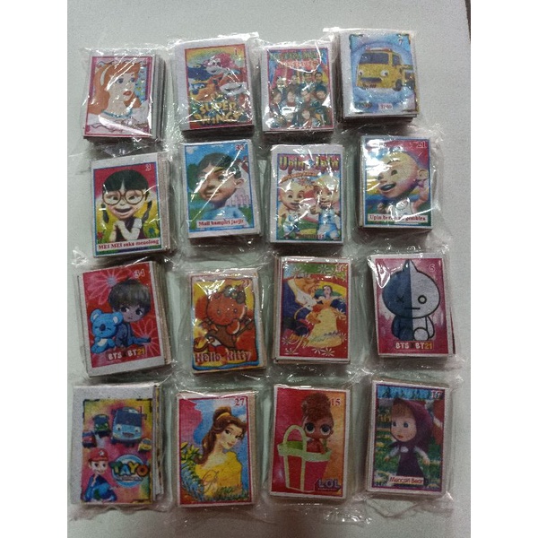 Kuwartet/kartu /wayang"murah mainan receh