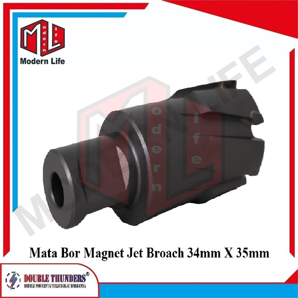 Mata Bor Magnet Jet Broach Jetbroach TCT Cutter 34mm X 35mm ORIGINAL